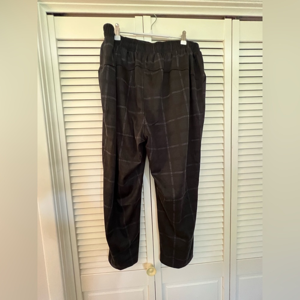 Black and Blue Plaid Pants